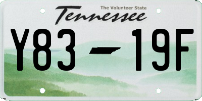 TN license plate Y8319F