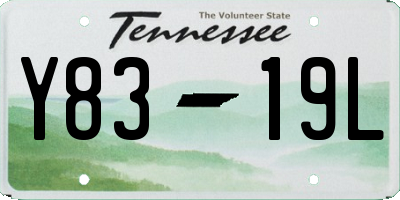 TN license plate Y8319L