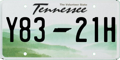 TN license plate Y8321H