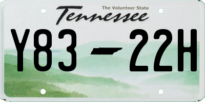 TN license plate Y8322H