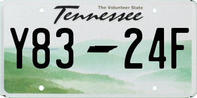 TN license plate Y8324F
