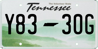 TN license plate Y8330G
