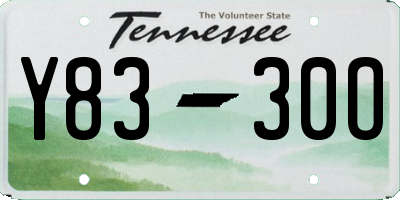 TN license plate Y8330O