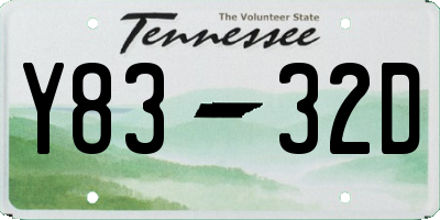 TN license plate Y8332D