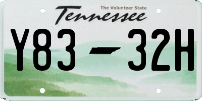 TN license plate Y8332H