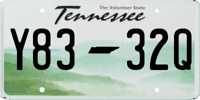 TN license plate Y8332Q