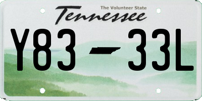 TN license plate Y8333L