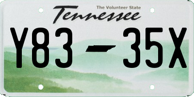 TN license plate Y8335X