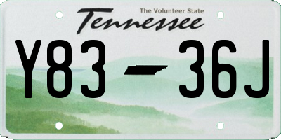 TN license plate Y8336J