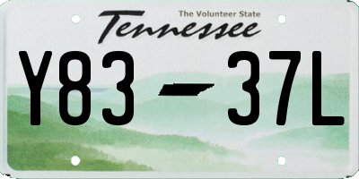 TN license plate Y8337L