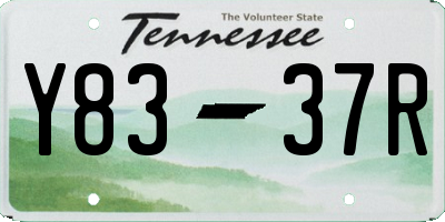 TN license plate Y8337R