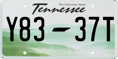 TN license plate Y8337T
