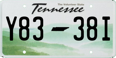 TN license plate Y8338I