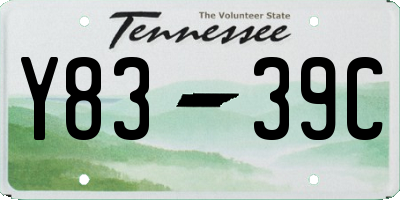 TN license plate Y8339C