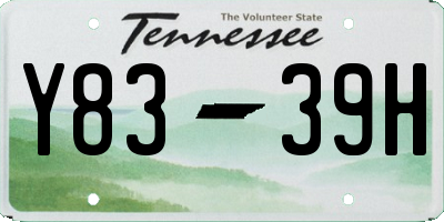 TN license plate Y8339H