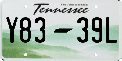 TN license plate Y8339L