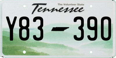 TN license plate Y8339O
