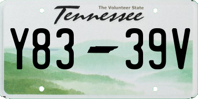 TN license plate Y8339V