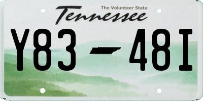 TN license plate Y8348I