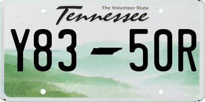 TN license plate Y8350R