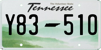 TN license plate Y8351O