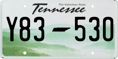 TN license plate Y8353O