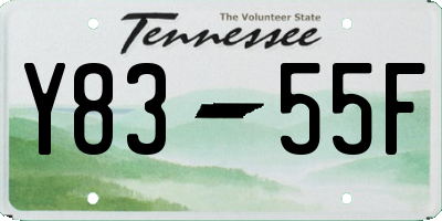 TN license plate Y8355F