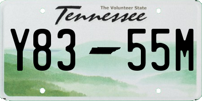 TN license plate Y8355M