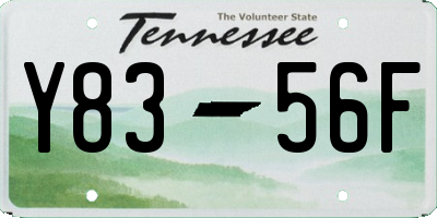 TN license plate Y8356F
