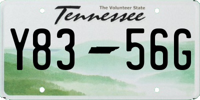 TN license plate Y8356G