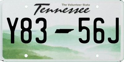 TN license plate Y8356J