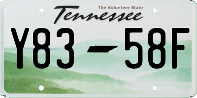 TN license plate Y8358F