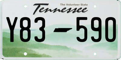 TN license plate Y8359O