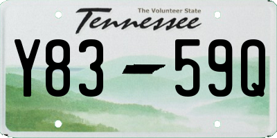 TN license plate Y8359Q