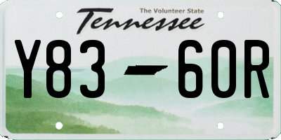 TN license plate Y8360R