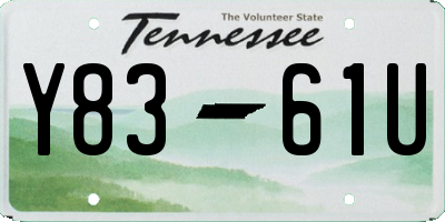 TN license plate Y8361U