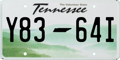 TN license plate Y8364I