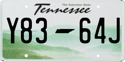 TN license plate Y8364J