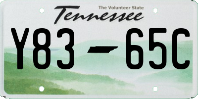 TN license plate Y8365C