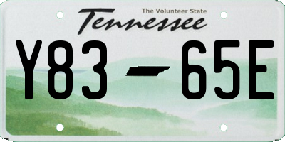 TN license plate Y8365E