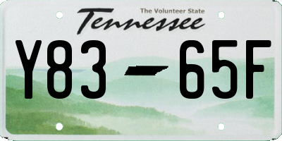 TN license plate Y8365F