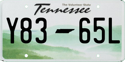 TN license plate Y8365L