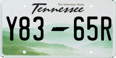 TN license plate Y8365R