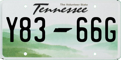 TN license plate Y8366G