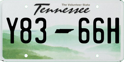 TN license plate Y8366H