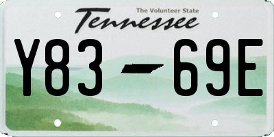 TN license plate Y8369E