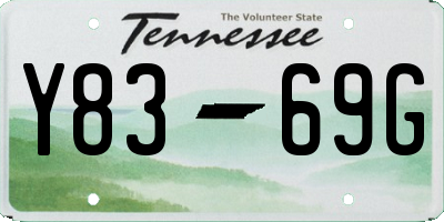 TN license plate Y8369G