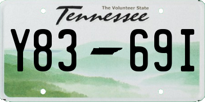 TN license plate Y8369I