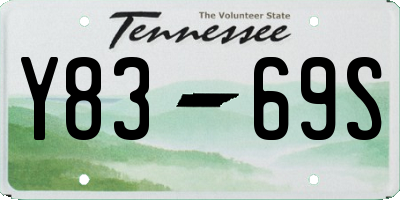TN license plate Y8369S