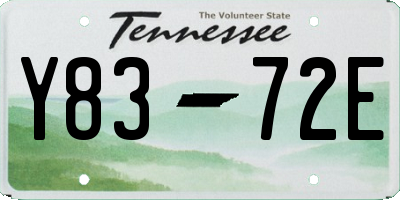 TN license plate Y8372E